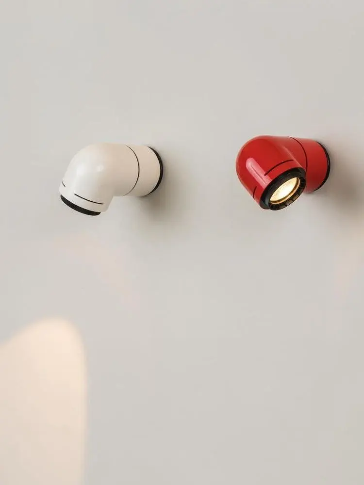 Spanish Santa Cole Space Age Tatu Floor light Red/White Water Pipe Table lamp for Bedroom Living Room Designer Floor Lamp