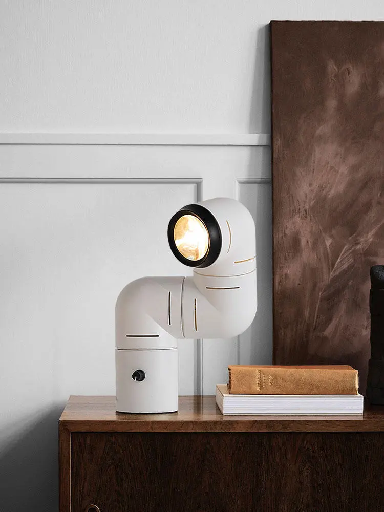 Spanish Santa Cole Space Age Tatu Floor light Red/White Water Pipe Table lamp for Bedroom Living Room Designer Floor Lamp