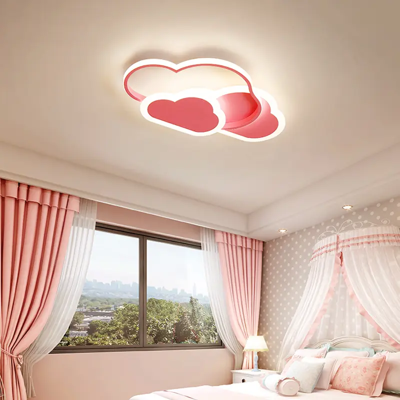 Nordic cloud chandelier minimalist modern chandelier white children's room cartoon creativity LED designer suspension light