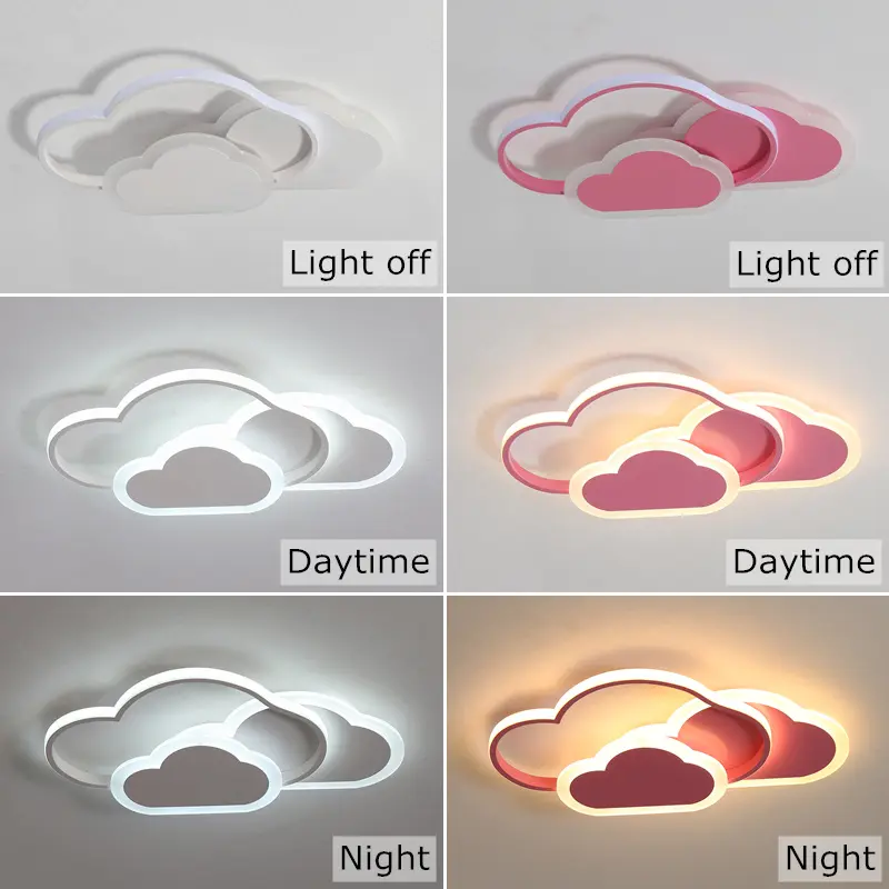 Nordic cloud chandelier minimalist modern chandelier white children's room cartoon creativity LED designer suspension light
