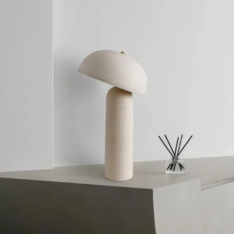 Ceramicah Tera Lamp retro ceramic lamp for Living Room bedroom bedside design creative Decoration Mushroom Lamp