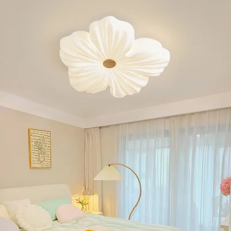 Nordic Flower Shape Ceiling Lights For Kitchen Island Living Room Bedroom LED Ceiling Lamps Indoor Decoration Lighting Lamp