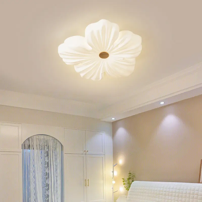 Nordic Flower Shape Ceiling Lights For Kitchen Island Living Room Bedroom LED Ceiling Lamps Indoor Decoration Lighting Lamp