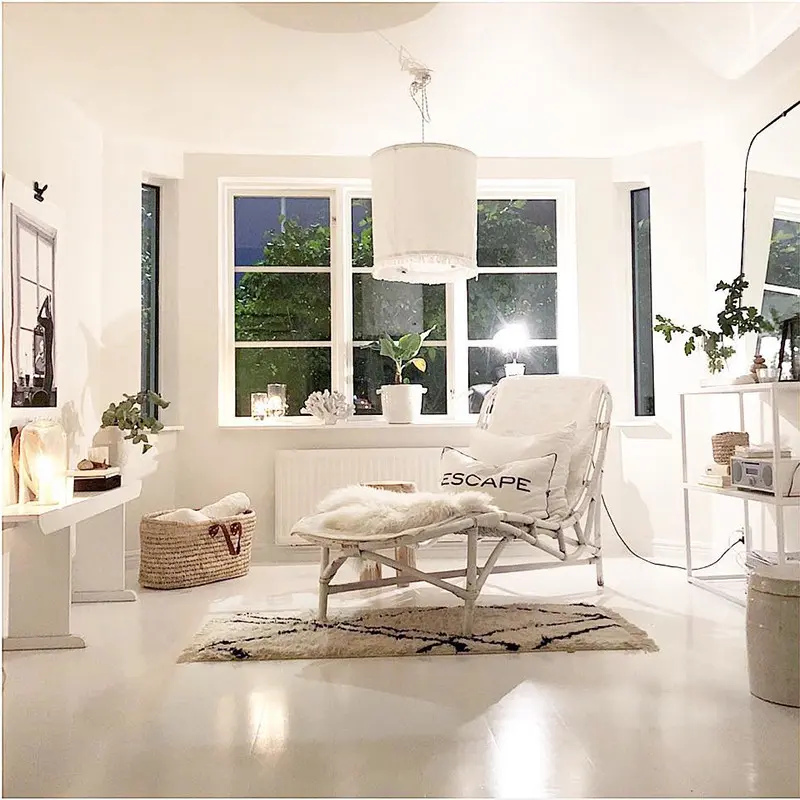 Ay Illuminate Pendant Light Nordic design linen / cotton DIY Fabric Lampshade LED white pendant light Hotel loft style lamp
