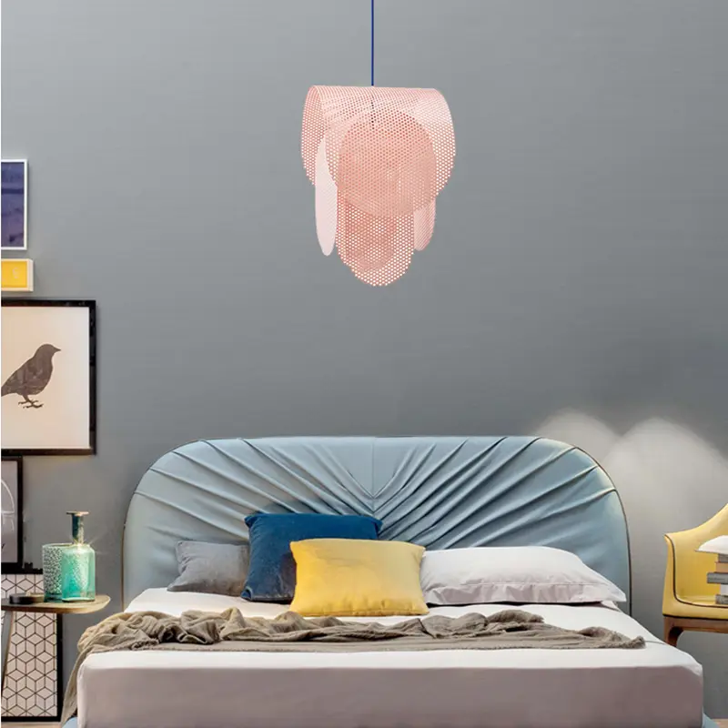 Nordic Pendant Light modern creative design children's room bedroom pink pendant lamp restaurant Home Deco kids pendant light