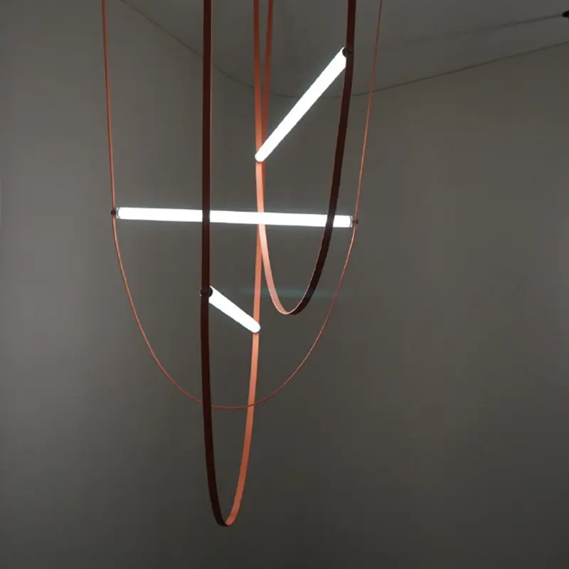 Wireline Suspension lamp Italy retro pendant lights design minimalist lamp replica For Office loft decoration Bell pendant light