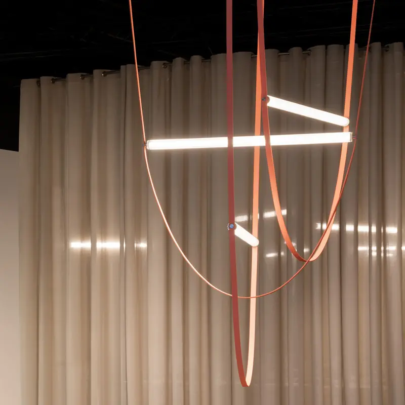 Wireline Suspension lamp Italy retro pendant lights design minimalist lamp replica For Office loft decoration Bell pendant light