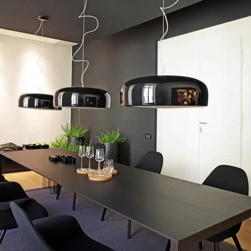 Smithfield Ceiling Lamp Chandelier Black white round Pendant Lights for bedroom kitchen Island Living Room LED study office lamp