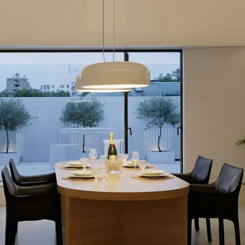 Smithfield Ceiling Lamp Chandelier Black white round Pendant Lights for bedroom kitchen Island Living Room LED study office lamp