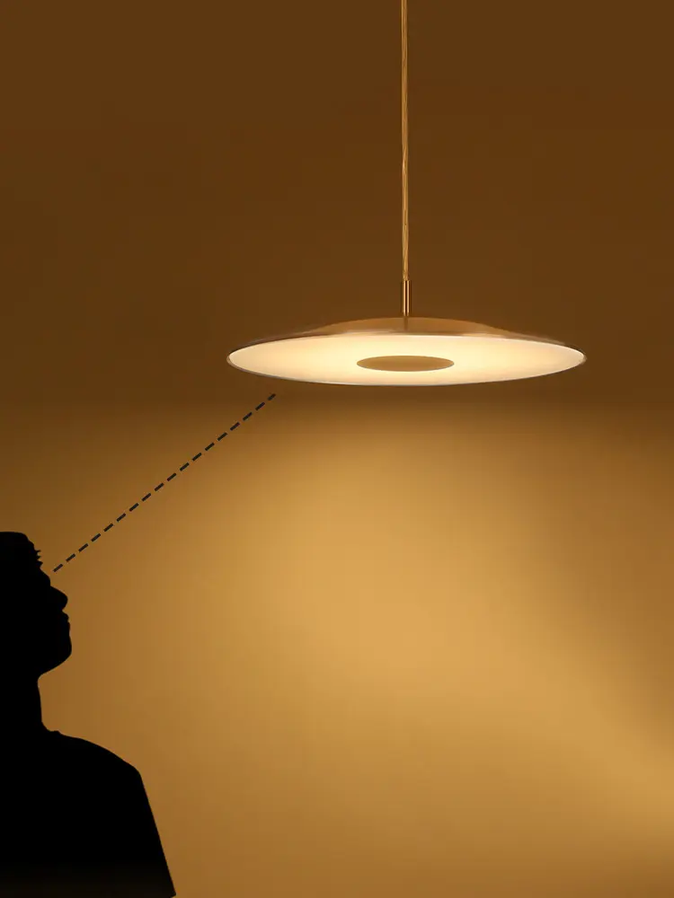 Modern UFO round pendant lamp flying saucer pendant lamp for dining room bar bedroom bedside simple designer art lamp