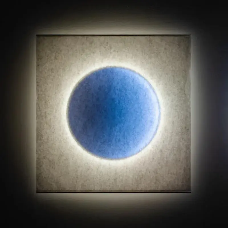 Moodmoon paper wall lamp dimmable Creative Colorful Wall light for Living Room bedroom Cafe Background  Designer wall lamp