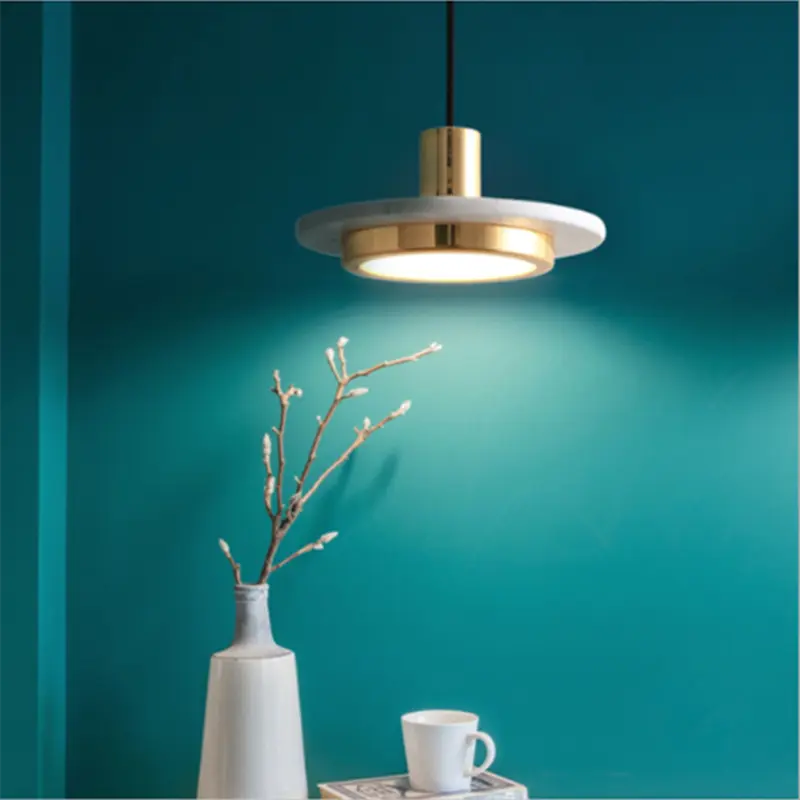 Bersi Marble Pendants Lamp postmodern Scandinavian light design gold pendant lamp for Living Room home house hotel bedroom light