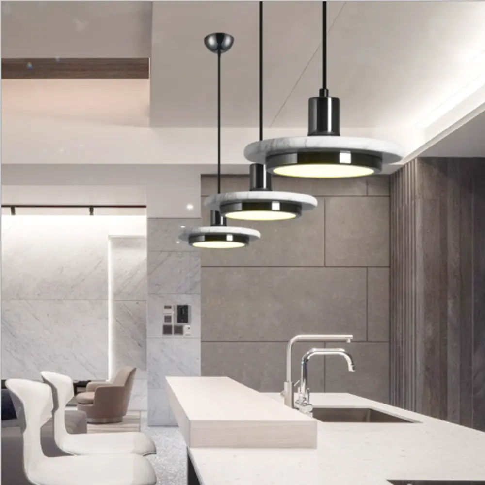 Bersi Marble Pendants Lamp postmodern Scandinavian light design gold pendant lamp for Living Room home house hotel bedroom light