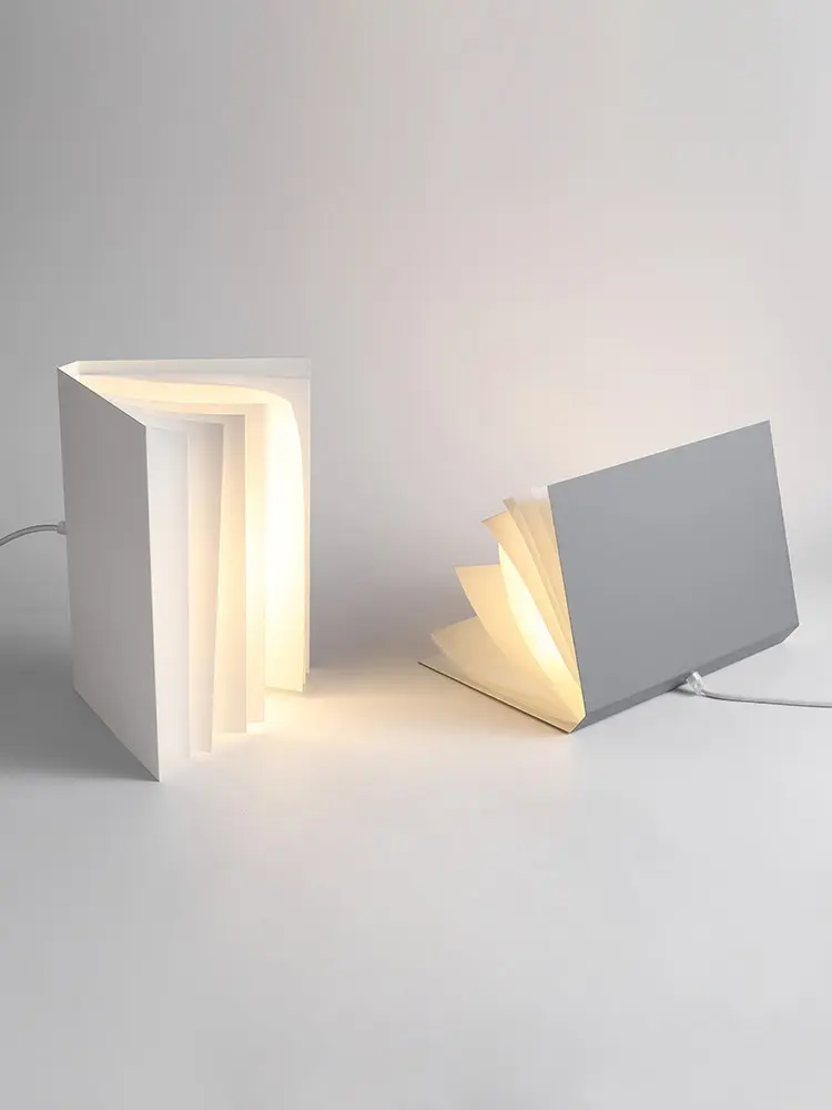 Book Shaped Pendant Lamp small personality minimalist light fixture Italian design decoration restaurant kids room pendant light