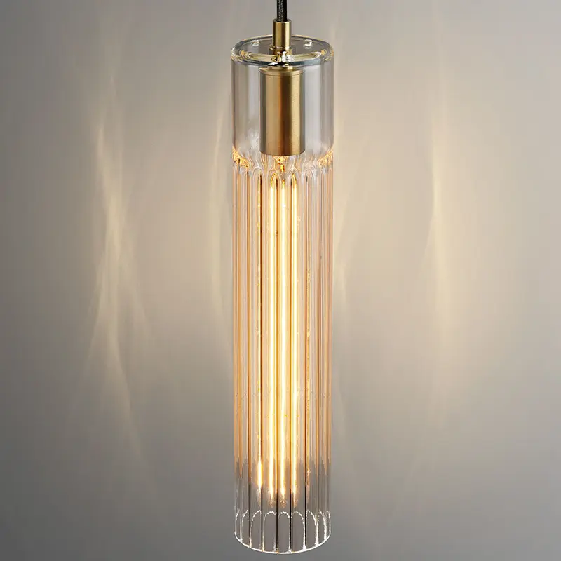 Francaix Pendant Lamp Luxurious crystal American geometric light modern minimalist glass pendant light room bedside hall lamp