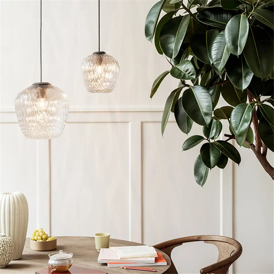 Blown series Modern Nordic pendant lights LED glass lamp Home Indoor Decor Living Room Bedroom  Kitchen loft pendant light