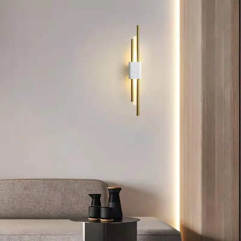 Tanto Wall Light Post-modern marble lamp Nordic luxury creative wall lamp gold for Foyer Bar Home Decor wall mount light