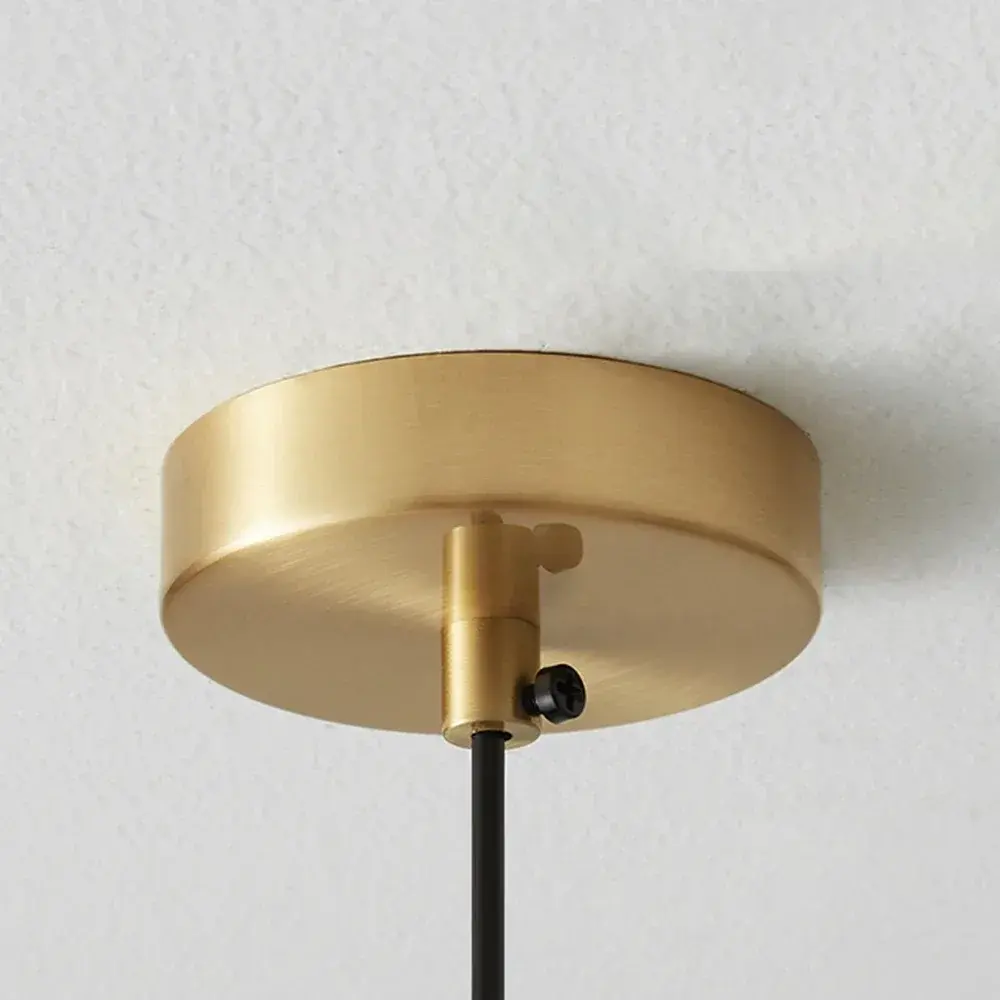 Luxury Copper Bedroom Dining Room Hanging Lamp Bedside Table Marble Pendant Light Hotel Lobby Porch Chandelier for Room Decor