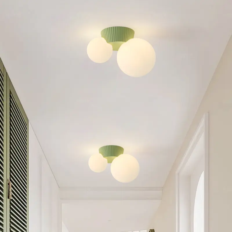 French Modern Ceiling Lamp Entrance Hall Balcony Porch Ceiling Chandelier Hotel Restaurant Shop Decor Light for Mood Light