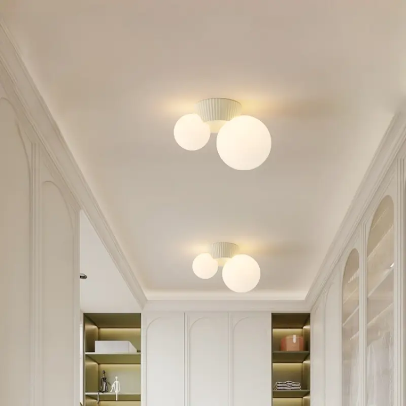French Modern Ceiling Lamp Entrance Hall Balcony Porch Ceiling Chandelier Hotel Restaurant Shop Decor Light for Mood Light