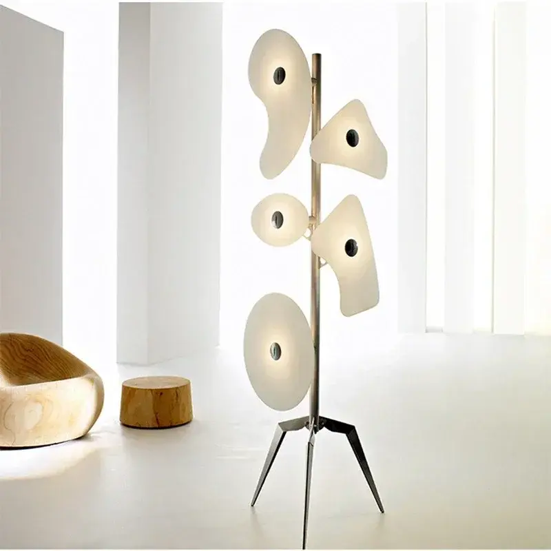 Iron Acrylic Stand Light Modern Art Floor Lamp Color Bedside Table Lamps for Room Living Room Lighting Home Decorations Lustre