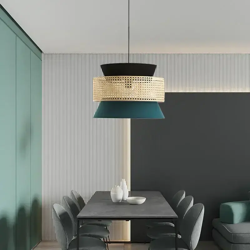 Wabi Sabi Restaurant Shop Hotel Lobby Ceiling Pendant Lamp Japan Cloth Decor Hanging Chandelier Livng Room Pendant Light