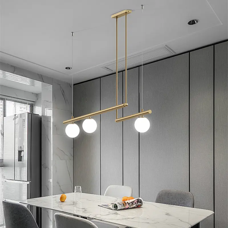 Modern Minimalist Chandelier Living Room Dining Table Ceiling Pendant Lights Creative Linear Hanging Lamp Room Decor Lustre