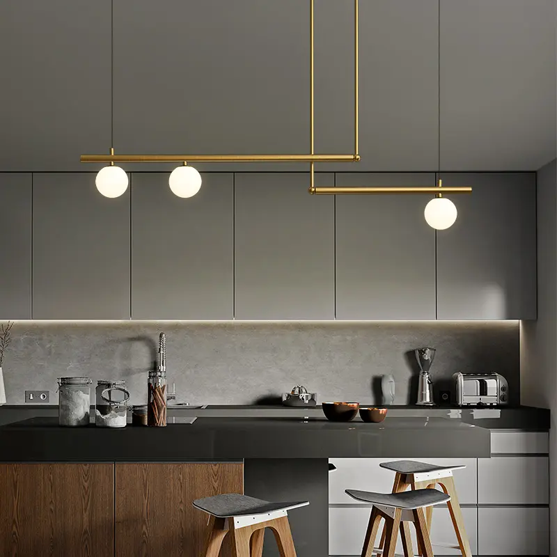 Modern Minimalist Chandelier Living Room Dining Table Ceiling Pendant Lights Creative Linear Hanging Lamp Room Decor Lustre