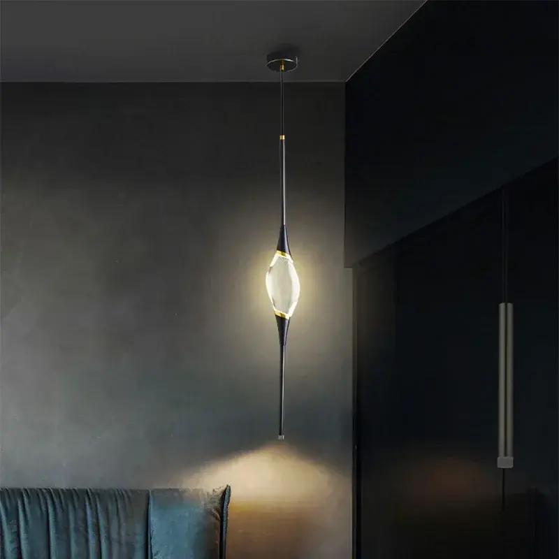 Modern Lxuxry Pendant Light Living Room Dining Room LED Chandeliers Bedside TV Background Crystal Wall Lamps for Room Decor