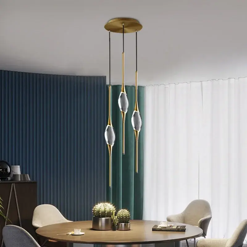 Modern Lxuxry Pendant Light Living Room Dining Room LED Chandeliers Bedside TV Background Crystal Wall Lamps for Room Decor