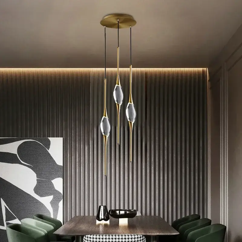 Modern Lxuxry Pendant Light Living Room Dining Room LED Chandeliers Bedside TV Background Crystal Wall Lamps for Room Decor