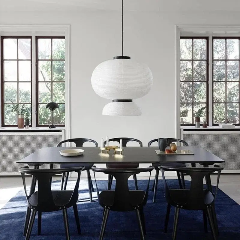Wabi Sabi Pendant Lamps Rice Paper Chandelier Japan Style Hanging Light for Ceiling Living Room LED Light Room Decor Lustre