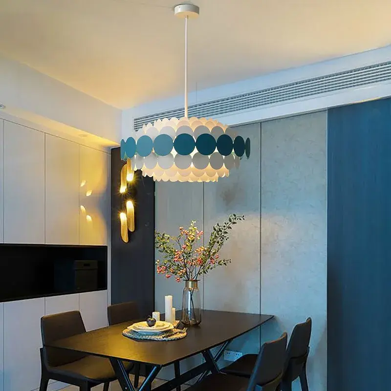 Modern Minimalist Ceiling Chandelier Living Room Bedroom Hanging Lamps for Ceiling Creative Pendant Light Room Decor Lustre LED