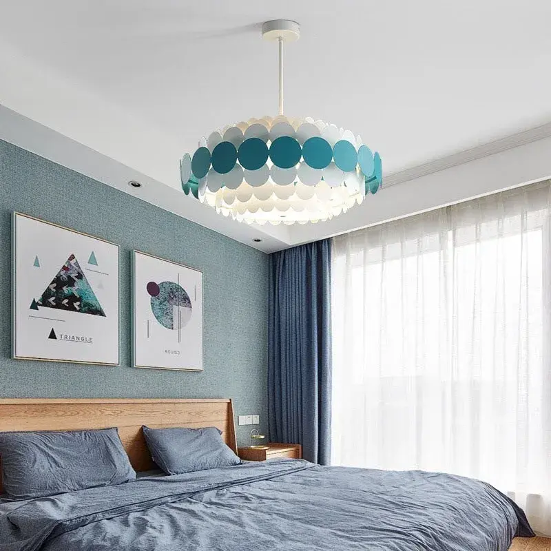Modern Minimalist Ceiling Chandelier Living Room Bedroom Hanging Lamps for Ceiling Creative Pendant Light Room Decor Lustre LED