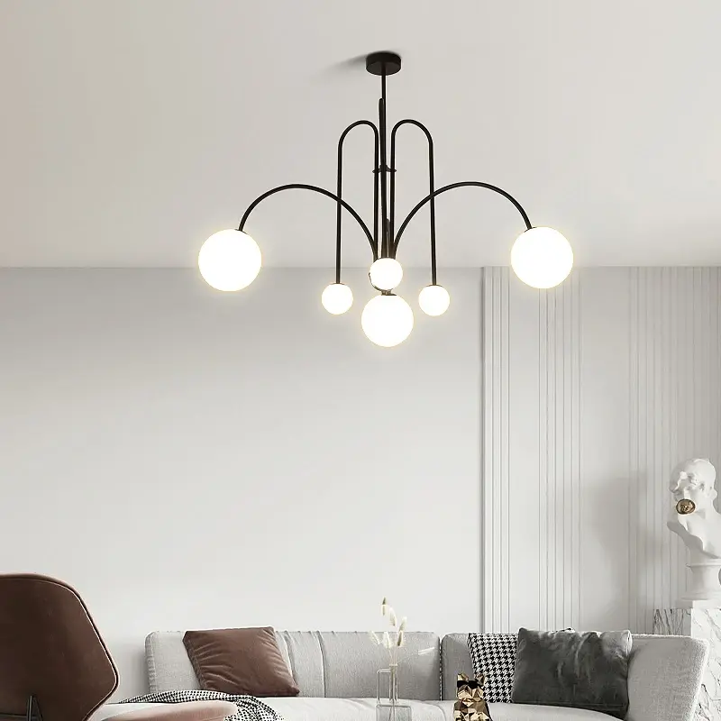 Italian LED Pendant Lamps Living Room Bedroom Hanging Light Shop Restaurant Ceiling Chandelier for Room Decor Lustre
