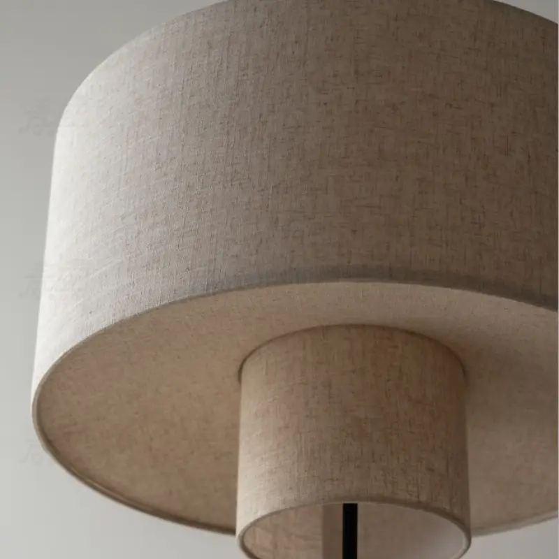 Wabi Sabi Fabric LED Pendant Lights Japan Living Room Bedroom Indoor Lighting Farmhouse Hanging Lamps For Restaurant Shop Bar