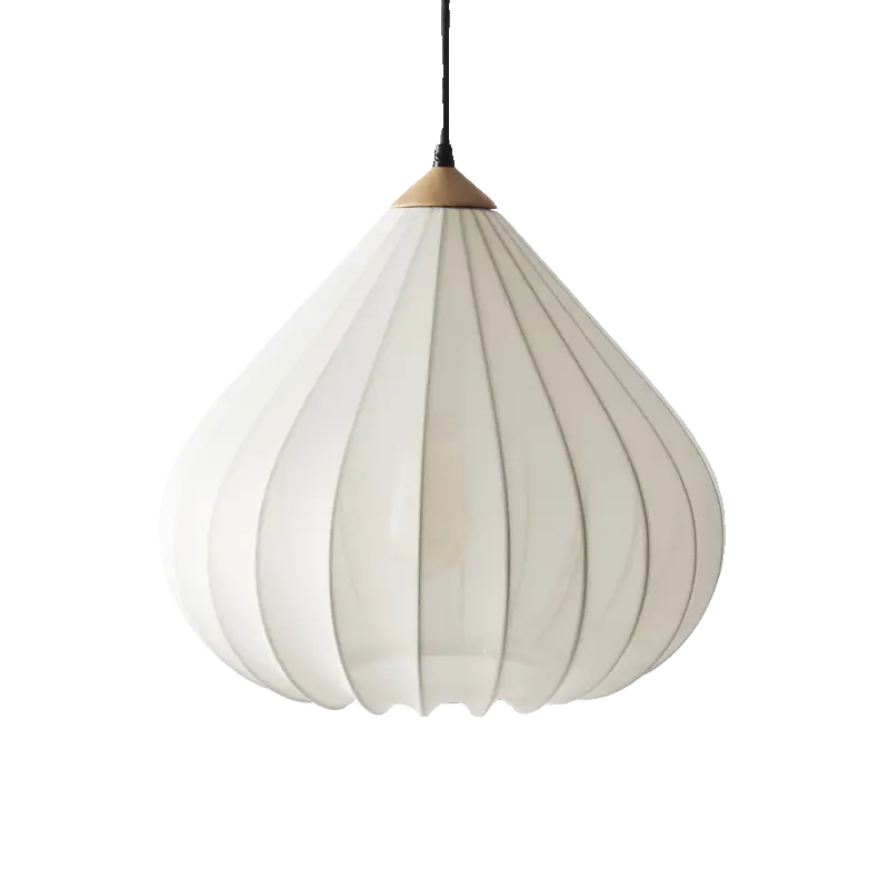Vintage Cloth Bedroom Pendant Light Retro Fabric Restaurant Hotel Art Deco Chandelier Japan Living Room Light for Room Decor