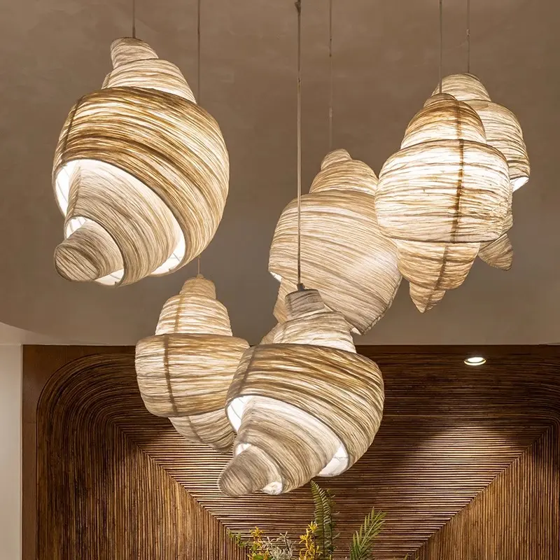 Creative Croissant Bar Pendant Light Bakery Baking Shop Decor Light Hotel Shop Cloth Chandelier Living Room for Mood Light