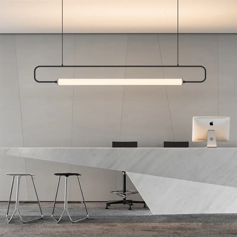 Modern LED Kitchen Table Pendant Lights Restaurant Hotel Shop Reception Hanging Lamps Living Room Chandelier for Room Decor