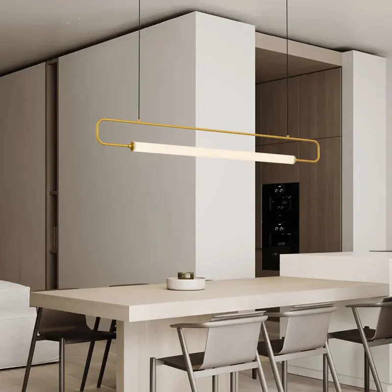 Modern LED Kitchen Table Pendant Lights Restaurant Hotel Shop Reception Hanging Lamps Living Room Chandelier for Room Decor