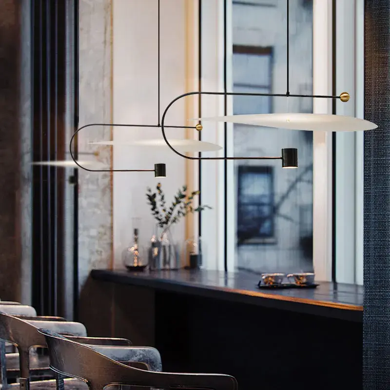 Modern Creative Hanging Lamps for Ceiling Minimalism LED Pendant Lights Art Bar Counter Restaurant Chandelier Logt Room Decor