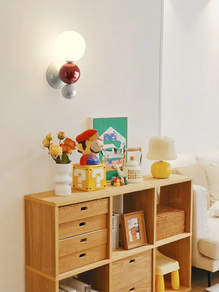 Cream Minimalist Bedroom Bedside Wall Lamp Living Room Background Ancient Costume Decoration Lamp Aisle Lighting Wall Light