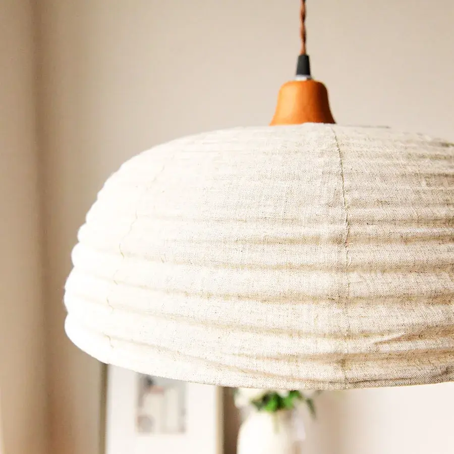Japan Fabric Chandelier Wabi Sabi Cloth Tearoom Pendant Light for Restaurant Shop Hotel Mood Light Living Room Lustre