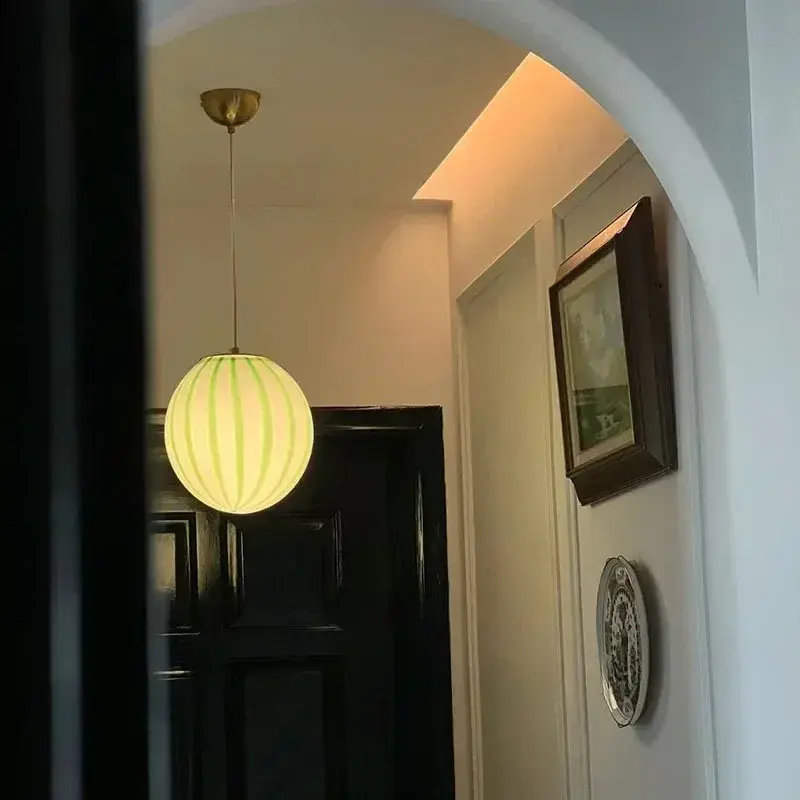 Living Kid Room Hanging Lamp Restaurant Shop Hotel Art Deco Lollipop Chandelier Candy Ball Color Pendant Lights for Mood Light