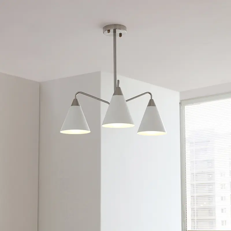 French Modern Pendant Lights Bauhaus Living Room Bedroom Chandeliers Vintage Metal Led Lights for Home Deco Mood Light