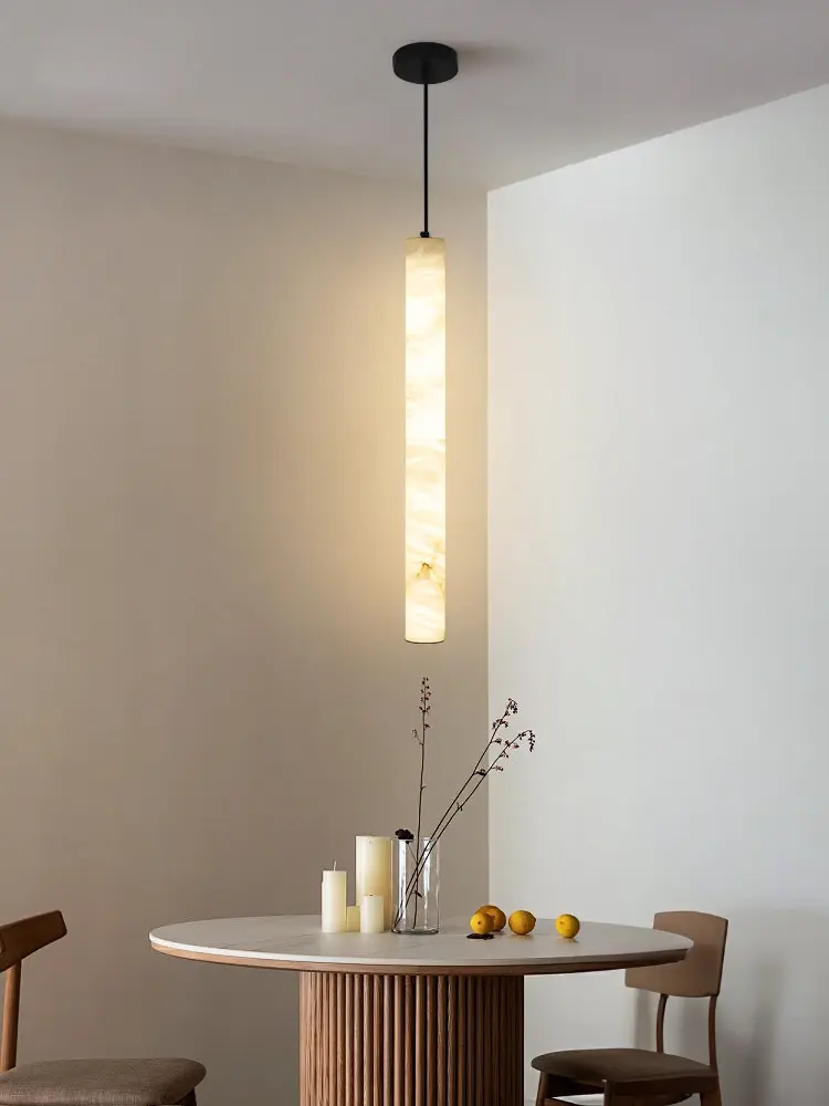 Natural Marble Pendant Lights Hotel Restaurant Porch Luxury Chandeliers Living Room Bedside Led Lights for Home Decor Lustre