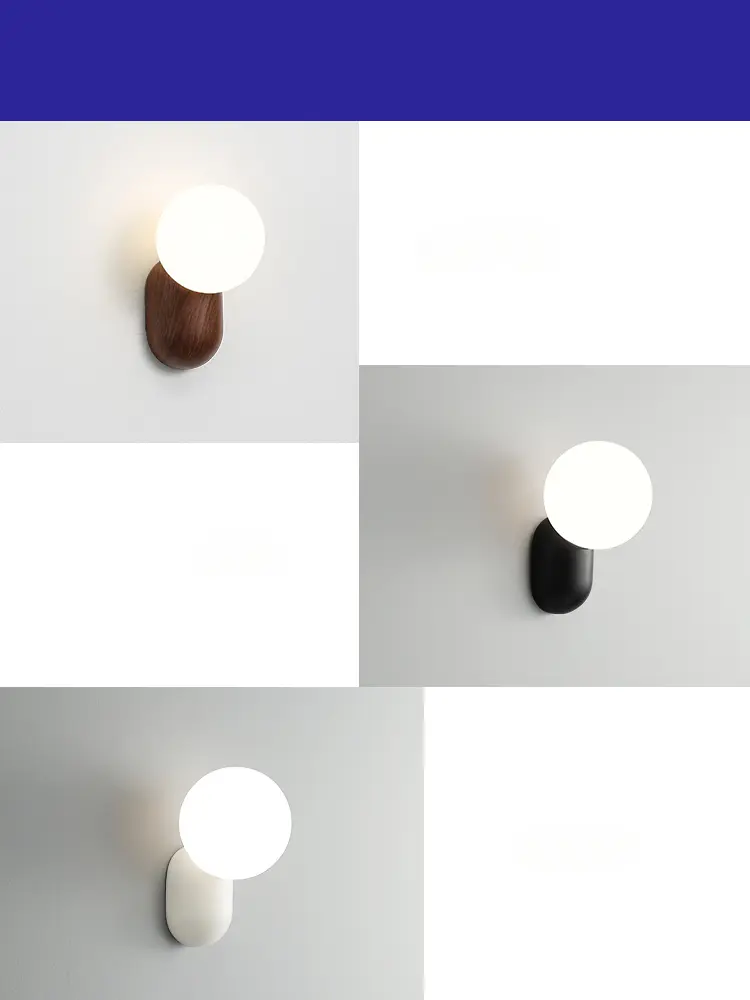 Modern Bedroom Wall Lamps Hotel Restaurant Hallway Wall Light Living Room Porch Resin Light for Room Decor Mood Light