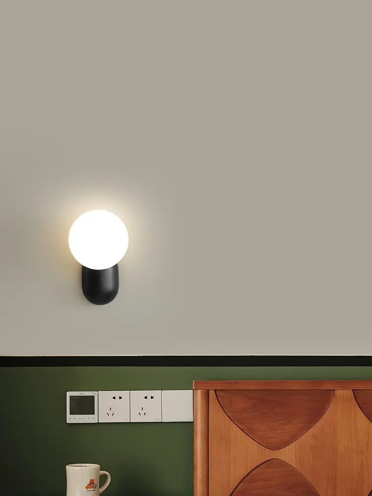 Modern Bedroom Wall Lamps Hotel Restaurant Hallway Wall Light Living Room Porch Resin Light for Room Decor Mood Light