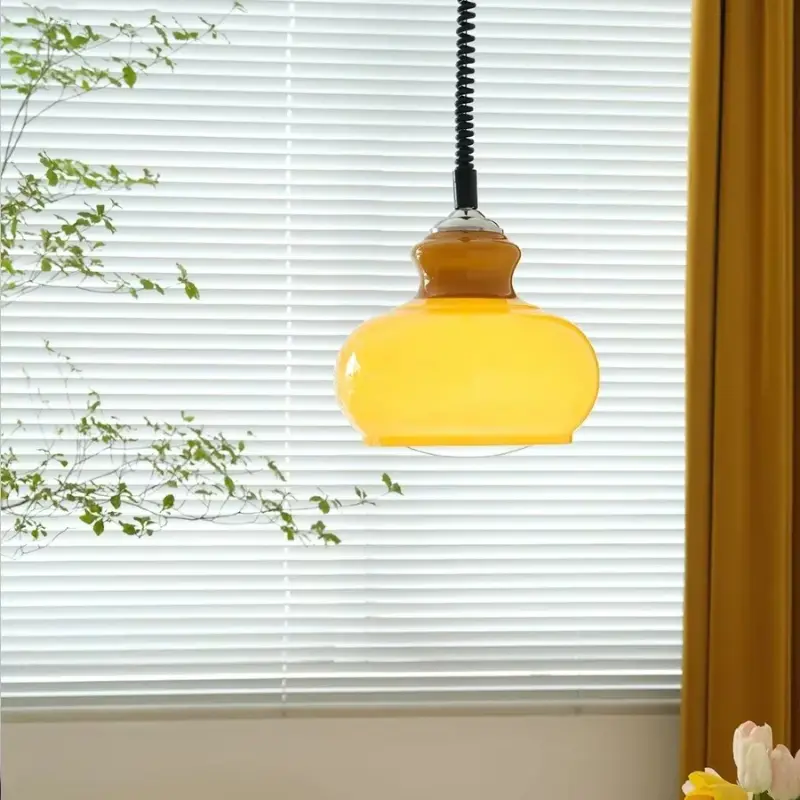 Retro Bauhaus Ceiling Lamp Nordic Glass Led Ceiling Chandelier Living Room Restaurant Shop Dining Pendant Lights Room Decor