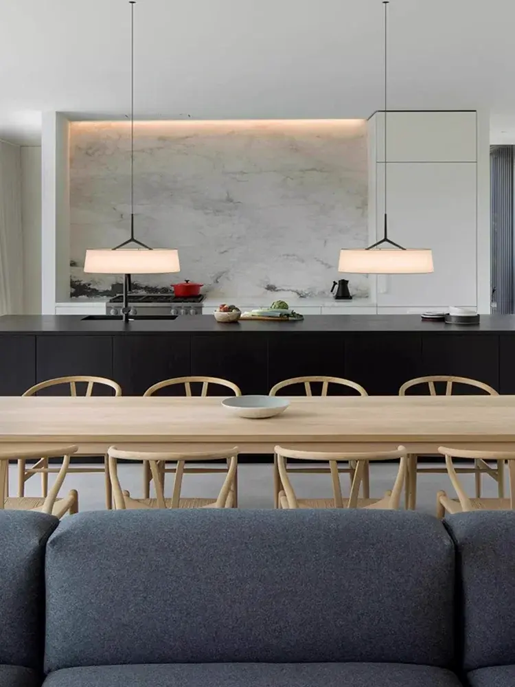 Japan Cloth Led Ceiling Chandelier Restaurant Dining Table Ceiling Lamp Room Kitchen Island Pendant Lights Home Decorations